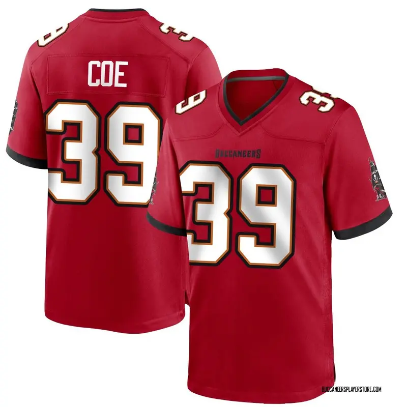 Nike Ryan Coe Tampa Bay Buccaneers Game Red Team Color Jersey - Youth