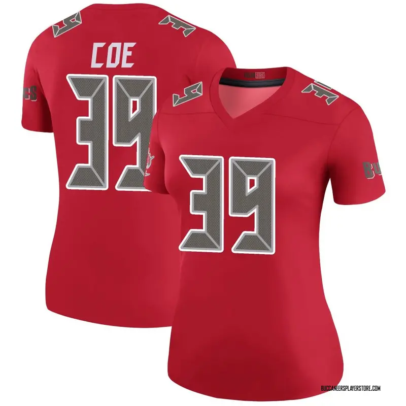 Nike Ryan Coe Tampa Bay Buccaneers Legend Red Color Rush Jersey - Women's