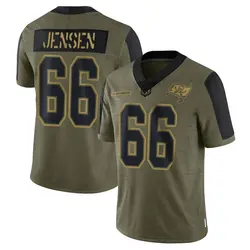 Nike Ryan Jensen Tampa Bay Buccaneers Limited Olive 2021 Salute To Service Jersey - Men's