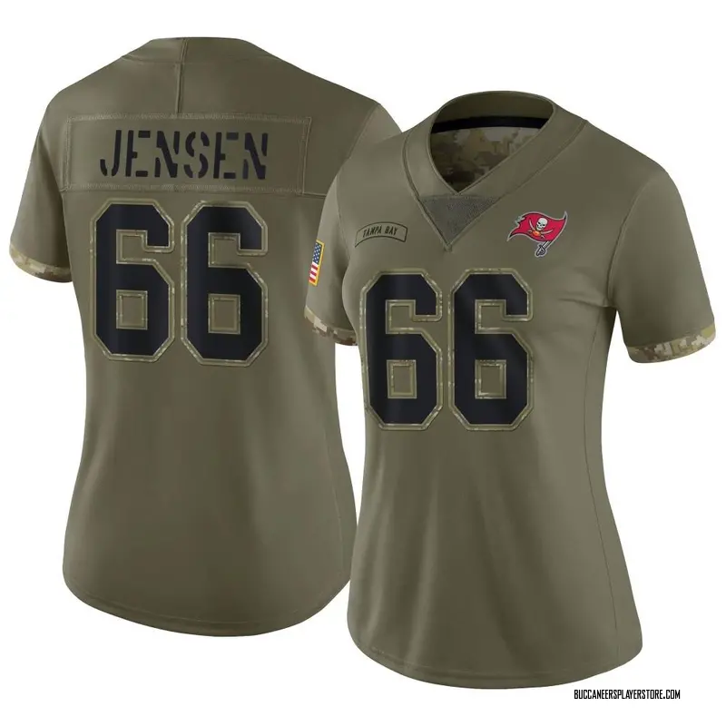 Nike Ryan Jensen Tampa Bay Buccaneers Limited Olive 2022 Salute To Service Jersey - Women's