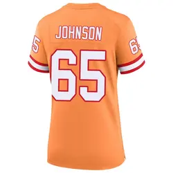Nike Ryan Johnson Tampa Bay Buccaneers Game Cream sicle 50th Season Jersey - Women's