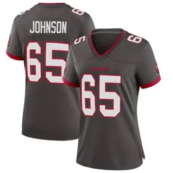 Nike Ryan Johnson Tampa Bay Buccaneers Game Pewter Alternate Jersey - Women's