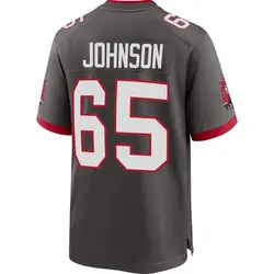 Nike Ryan Johnson Tampa Bay Buccaneers Game Pewter Alternate Jersey - Youth