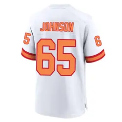 Nike Ryan Johnson Tampa Bay Buccaneers Game White '76 50th Season Jersey - Youth