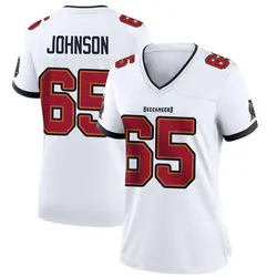 Nike Ryan Johnson Tampa Bay Buccaneers Game White Jersey - Women's