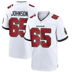 Nike Ryan Johnson Tampa Bay Buccaneers Game White Jersey - Youth