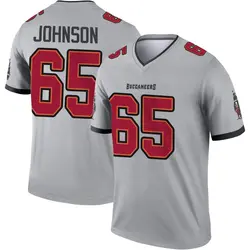 Nike Ryan Johnson Tampa Bay Buccaneers Legend Gray Inverted Jersey - Youth