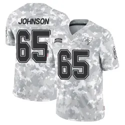 Nike Ryan Johnson Tampa Bay Buccaneers Limited Arctic Camo 2024 Salute to Service Jersey - Youth
