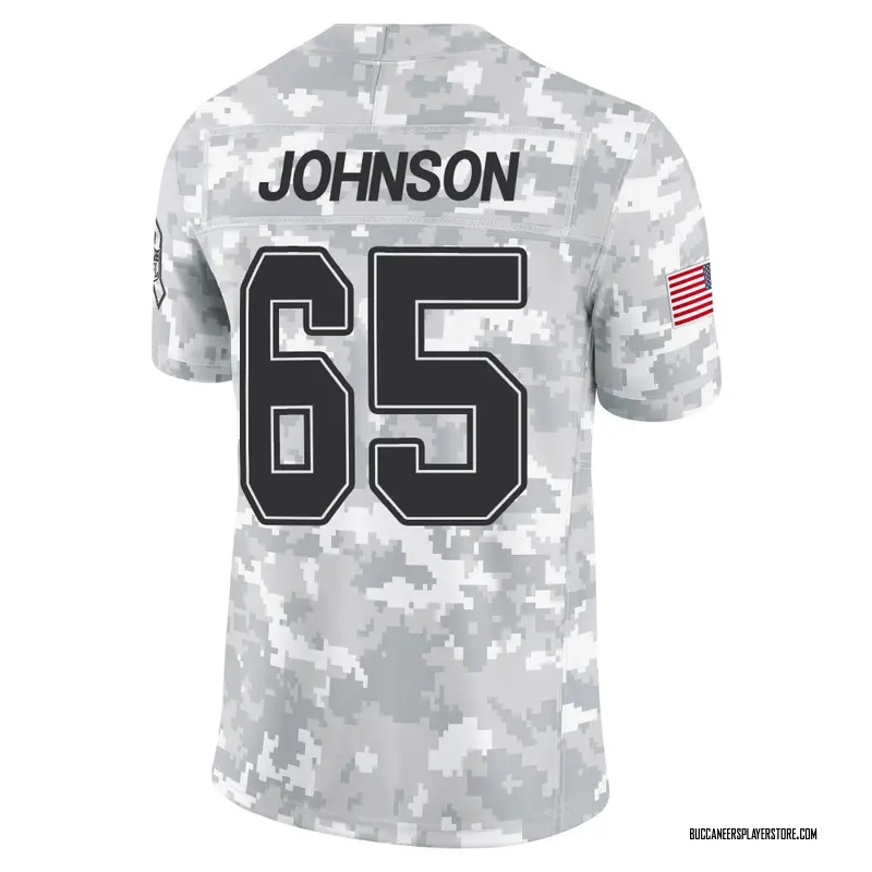 Nike Ryan Johnson Tampa Bay Buccaneers Limited Arctic Camo 2024 Salute to Service Jersey - Youth
