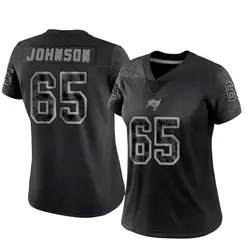 Nike Ryan Johnson Tampa Bay Buccaneers Limited Black Reflective Jersey - Women's