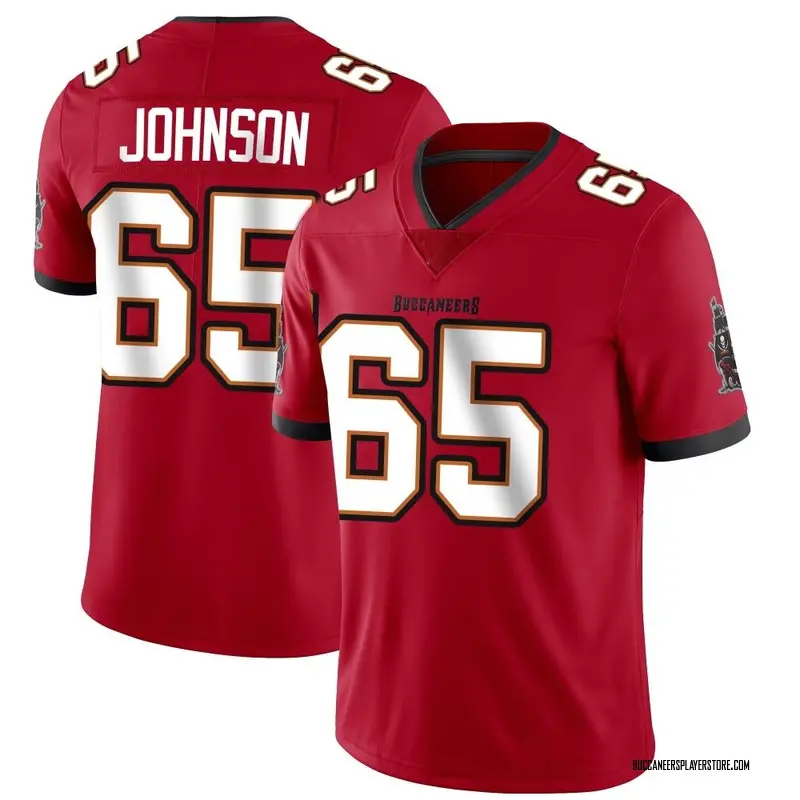 Nike Ryan Johnson Tampa Bay Buccaneers Limited Red Team Color Vapor Untouchable Jersey - Men's