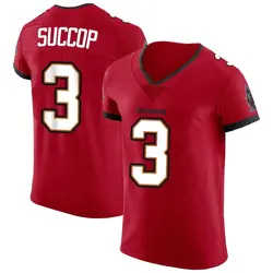 Nike Ryan Succop Tampa Bay Buccaneers Elite Red Vapor Jersey - Men's