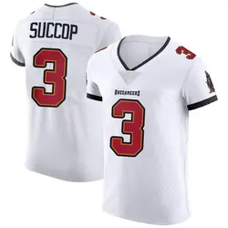 Nike Ryan Succop Tampa Bay Buccaneers Elite White Vapor Jersey - Men's