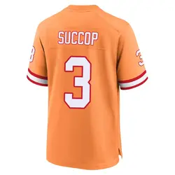 Nike Ryan Succop Tampa Bay Buccaneers Game Cream sicle 50th Season Jersey - Youth
