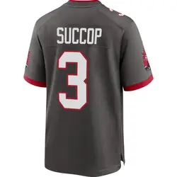 Nike Ryan Succop Tampa Bay Buccaneers Game Pewter Alternate Jersey - Men's