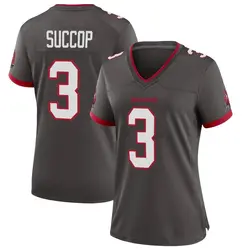 Nike Ryan Succop Tampa Bay Buccaneers Game Pewter Alternate Jersey - Women's
