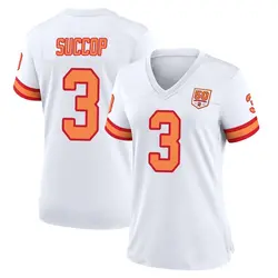 Nike Ryan Succop Tampa Bay Buccaneers Game White '76 50th Season Jersey - Women's