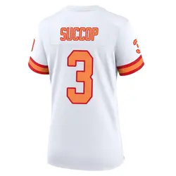 Nike Ryan Succop Tampa Bay Buccaneers Game White '76 50th Season Jersey - Women's