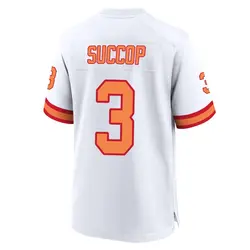 Nike Ryan Succop Tampa Bay Buccaneers Game White '76 50th Season Jersey - Youth