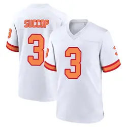 Nike Ryan Succop Tampa Bay Buccaneers Game White '76 Jersey - Men's