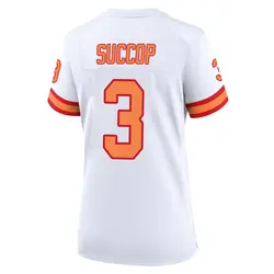 Nike Ryan Succop Tampa Bay Buccaneers Game White '76 Jersey - Women's
