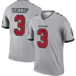 Nike Ryan Succop Tampa Bay Buccaneers Legend Gray Inverted Jersey - Men's