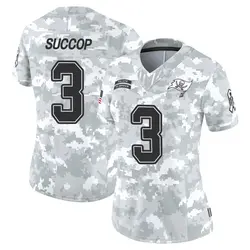 Nike Ryan Succop Tampa Bay Buccaneers Limited Arctic Camo 2024 Salute to Service Jersey - Women's