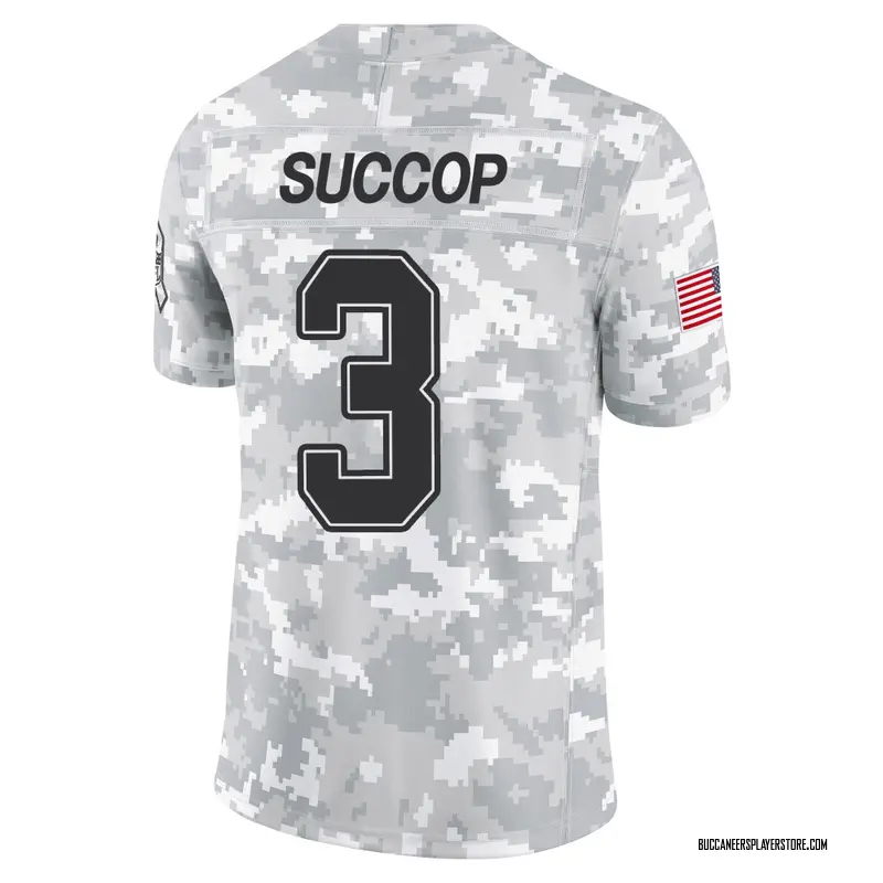 Nike Ryan Succop Tampa Bay Buccaneers Limited Arctic Camo 2024 Salute to Service Jersey - Youth