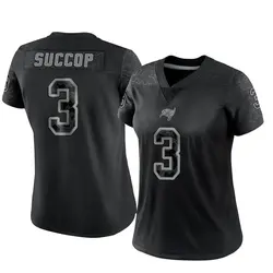 Nike Ryan Succop Tampa Bay Buccaneers Limited Black Reflective Jersey - Women's