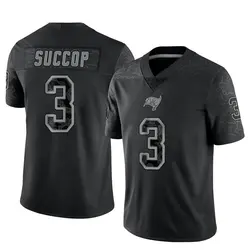 Nike Ryan Succop Tampa Bay Buccaneers Limited Black Reflective Jersey - Youth