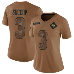 Nike Ryan Succop Tampa Bay Buccaneers Limited Brown 2023 Salute To Service Jersey - Women's