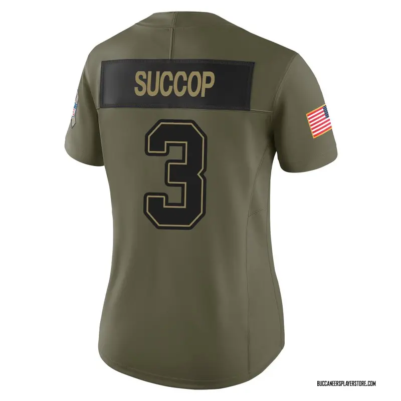 Nike Ryan Succop Tampa Bay Buccaneers Limited Olive 2025 Salute to Service Jersey - Women's
