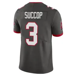 Nike Ryan Succop Tampa Bay Buccaneers Limited Pewter Alternate Vapor Jersey - Men's