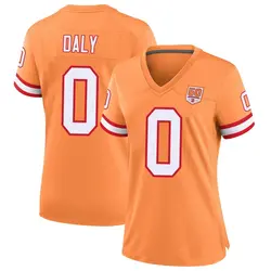 Nike Scott Daly Tampa Bay Buccaneers Game Cream sicle 50th Season Jersey - Women's