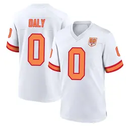 Nike Scott Daly Tampa Bay Buccaneers Game White '76 50th Season Jersey - Youth