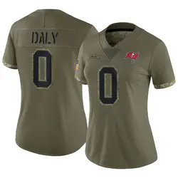 Nike Scott Daly Tampa Bay Buccaneers Limited Olive 2022 Salute To Service Jersey - Women's