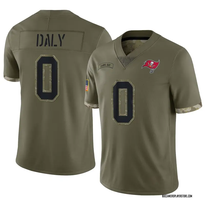 Nike Scott Daly Tampa Bay Buccaneers Limited Olive 2022 Salute To Service Jersey - Youth