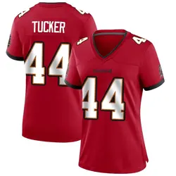 Nike Sean Tucker Tampa Bay Buccaneers Game Red Team Color Jersey - Women's