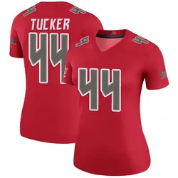 Nike Sean Tucker Tampa Bay Buccaneers Legend Red Color Rush Jersey - Women's