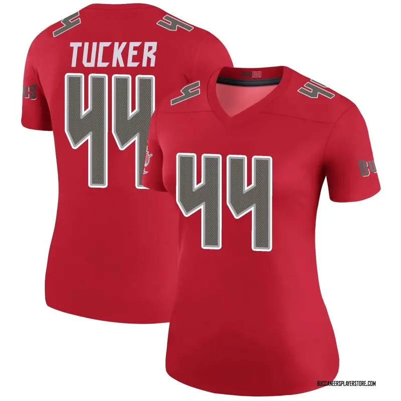 Nike Sean Tucker Tampa Bay Buccaneers Legend Red Color Rush Jersey - Women's