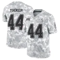 Nike Sean Tucker Tampa Bay Buccaneers Limited Arctic Camo 2024 Salute to Service Jersey - Men's