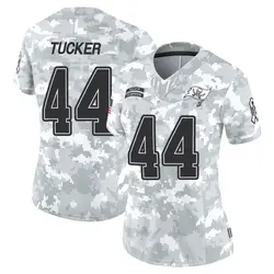 Nike Sean Tucker Tampa Bay Buccaneers Limited Arctic Camo 2024 Salute to Service Jersey - Women's