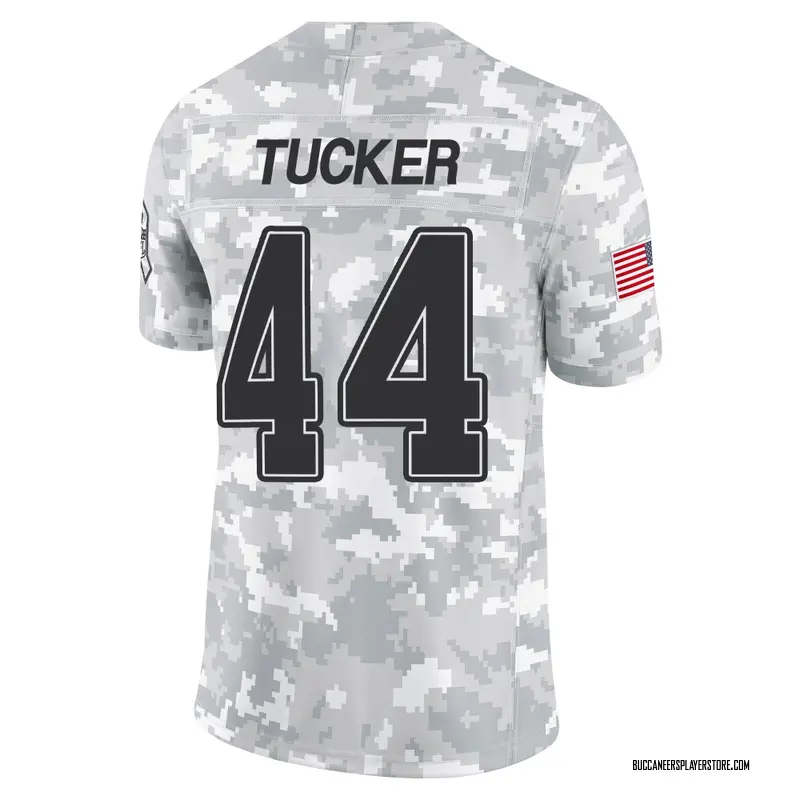 Nike Sean Tucker Tampa Bay Buccaneers Limited Arctic Camo 2024 Salute to Service Jersey - Youth