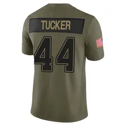 Nike Sean Tucker Tampa Bay Buccaneers Limited Olive 2025 Salute to Service Jersey - Youth