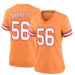 Nike Shaquil Barrett Tampa Bay Buccaneers Game Orange Throwback Jersey - Women's