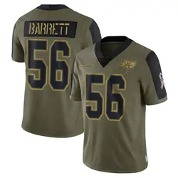 Nike Shaquil Barrett Tampa Bay Buccaneers Limited Olive 2021 Salute To Service Jersey - Youth