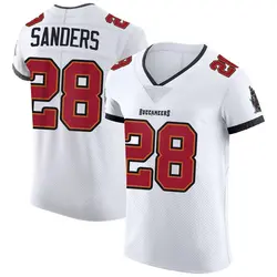 Nike Shilo Sanders Tampa Bay Buccaneers Elite White Vapor Jersey - Men's