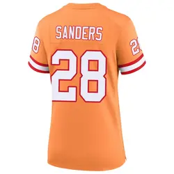 Nike Shilo Sanders Tampa Bay Buccaneers Game Cream sicle 50th Season Jersey - Women's
