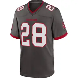 Nike Shilo Sanders Tampa Bay Buccaneers Game Pewter Alternate Jersey - Men's