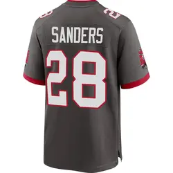 Nike Shilo Sanders Tampa Bay Buccaneers Game Pewter Alternate Jersey - Men's
